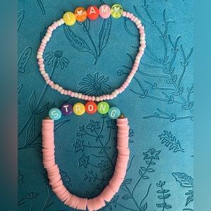 Strong affirmation bracelet